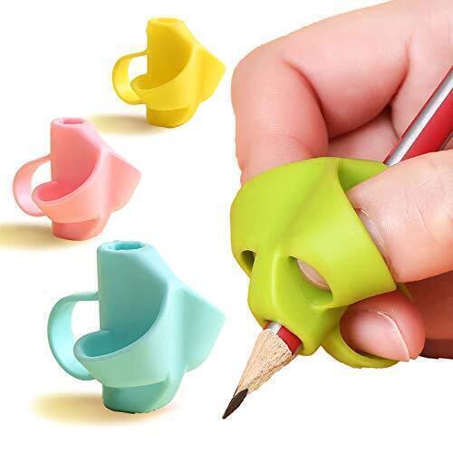 Soft Silicone Pencil Grips 3 Fingers Fixed Pencil Holder Writing