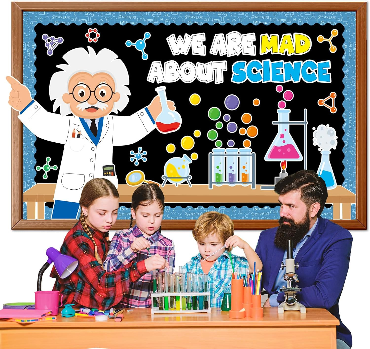 Science Bulletin Board Set Scientific Classroom Bulletin Board Decorations Mad a