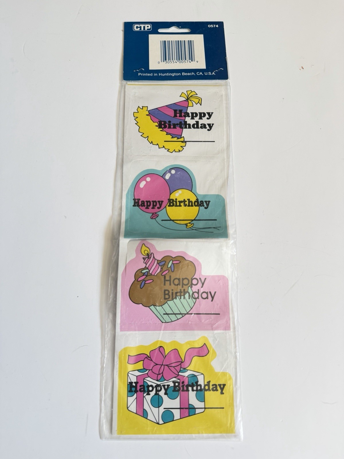 Vintage Birthday Calendar Days 32 Cut-Outs Name 1984 Creative Teaching Press USA