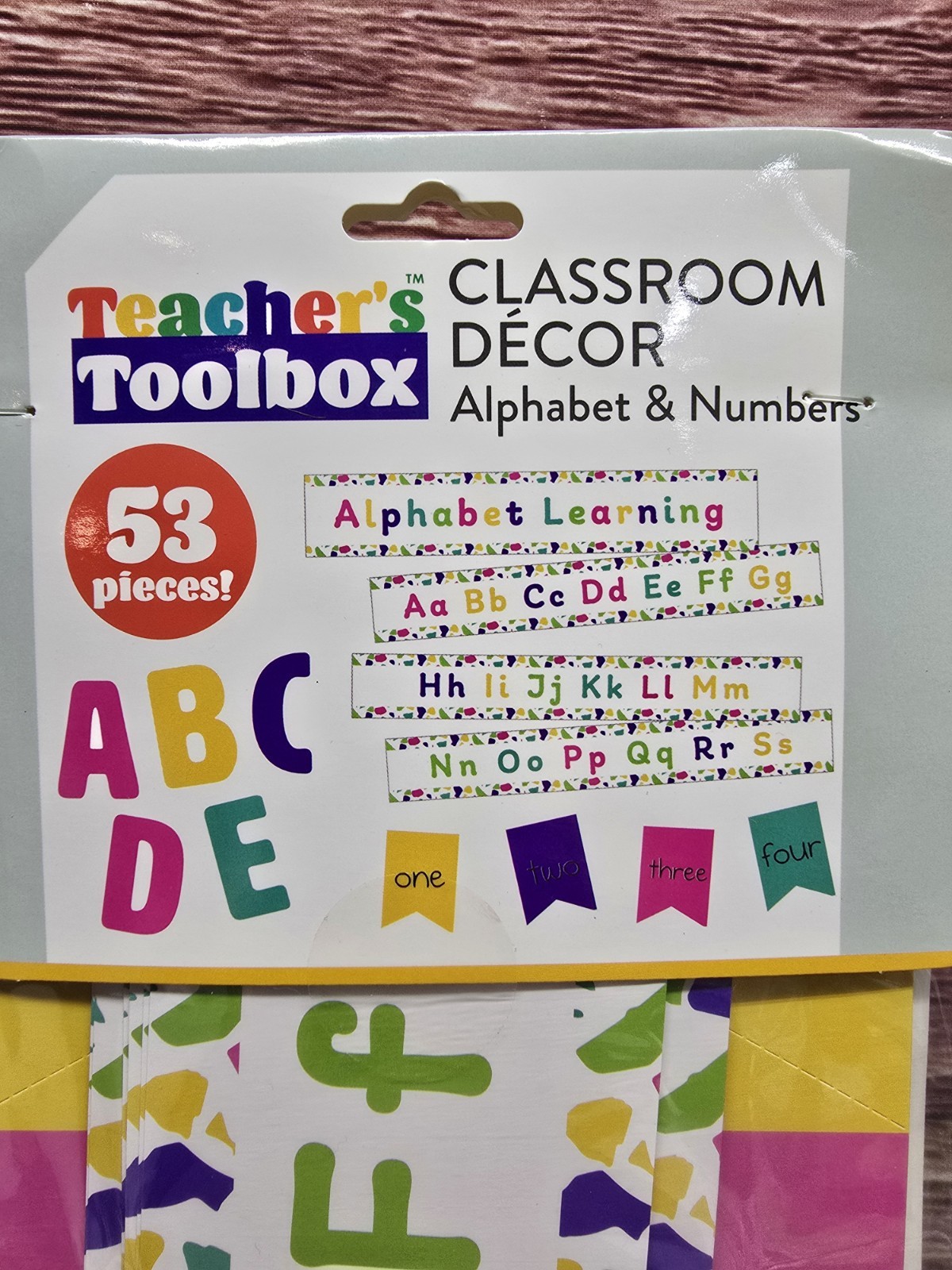 *New* Teachers Toolbox Alphabet And Numbers Classroom Decor 53 Pieces