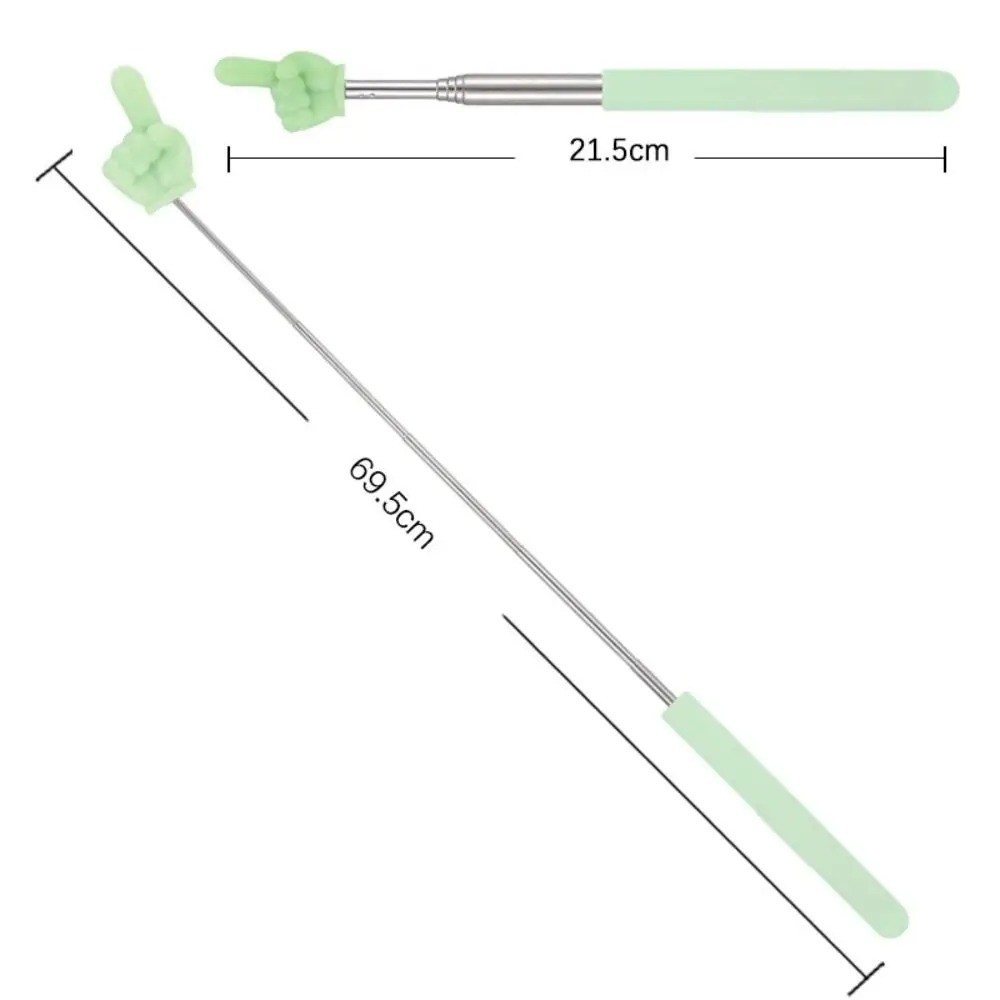 Steel Telescopic Teaching Pointer Finger Hand Stick Extendable Rod for Teacher