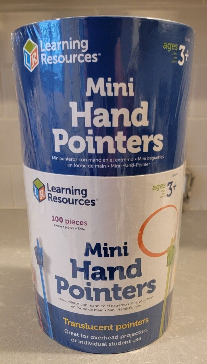 Learning Resources Mini Hand Pointers Set Of 100 – LER1962 – Whiteboard – School