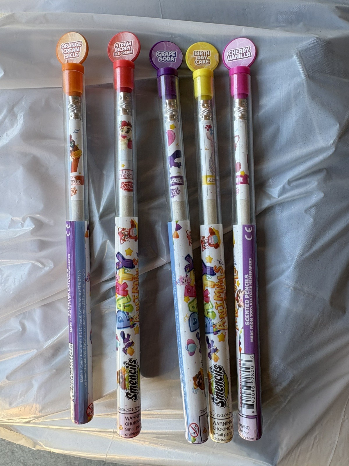 Happy Birthday Smencils Cylinder – HB #2 Patented Gourmet Scented Pencils, 50…