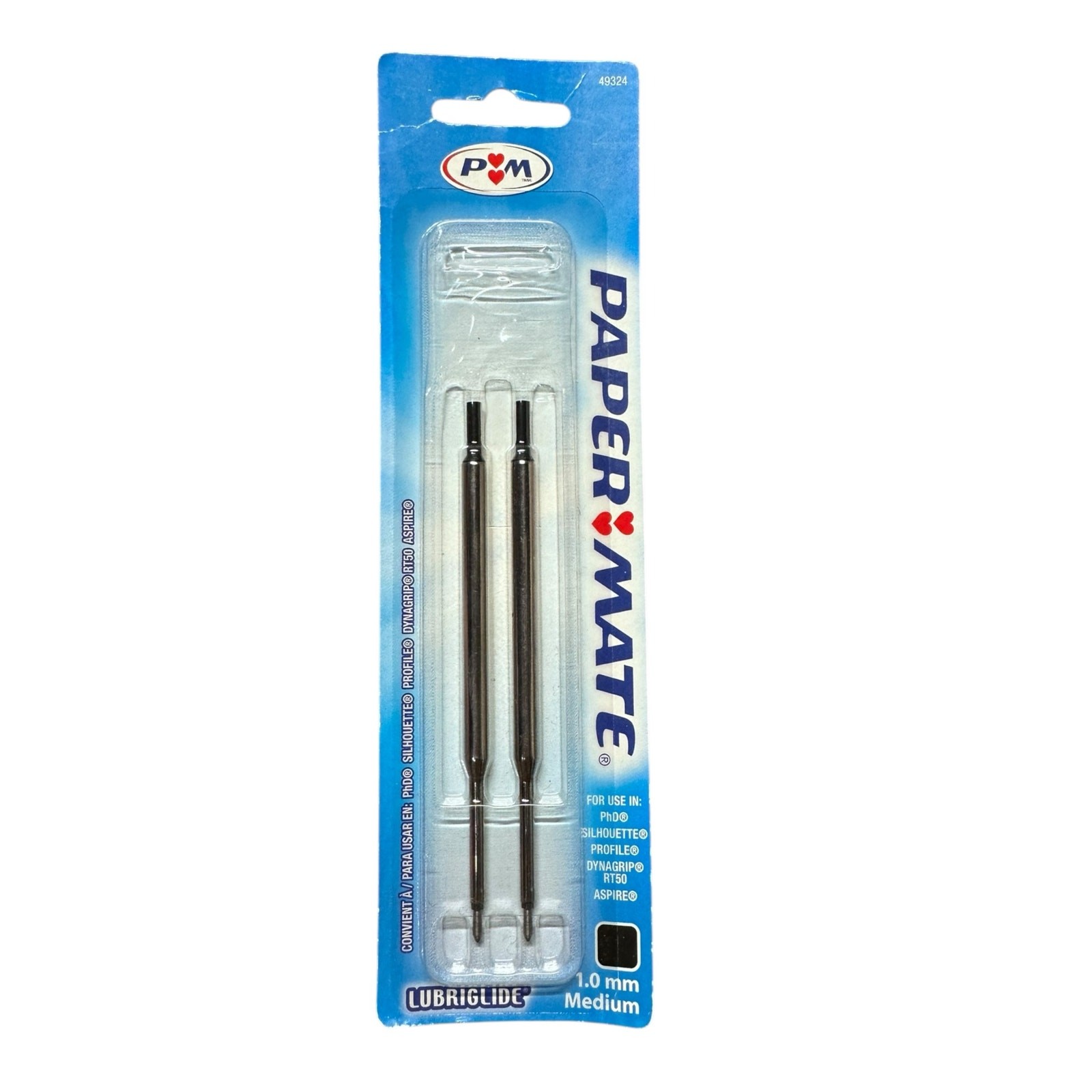 Paper Mate Pen Lubriglide Ink Refill Black 1.0mm ~ 2005 for PhD, Silhouette…