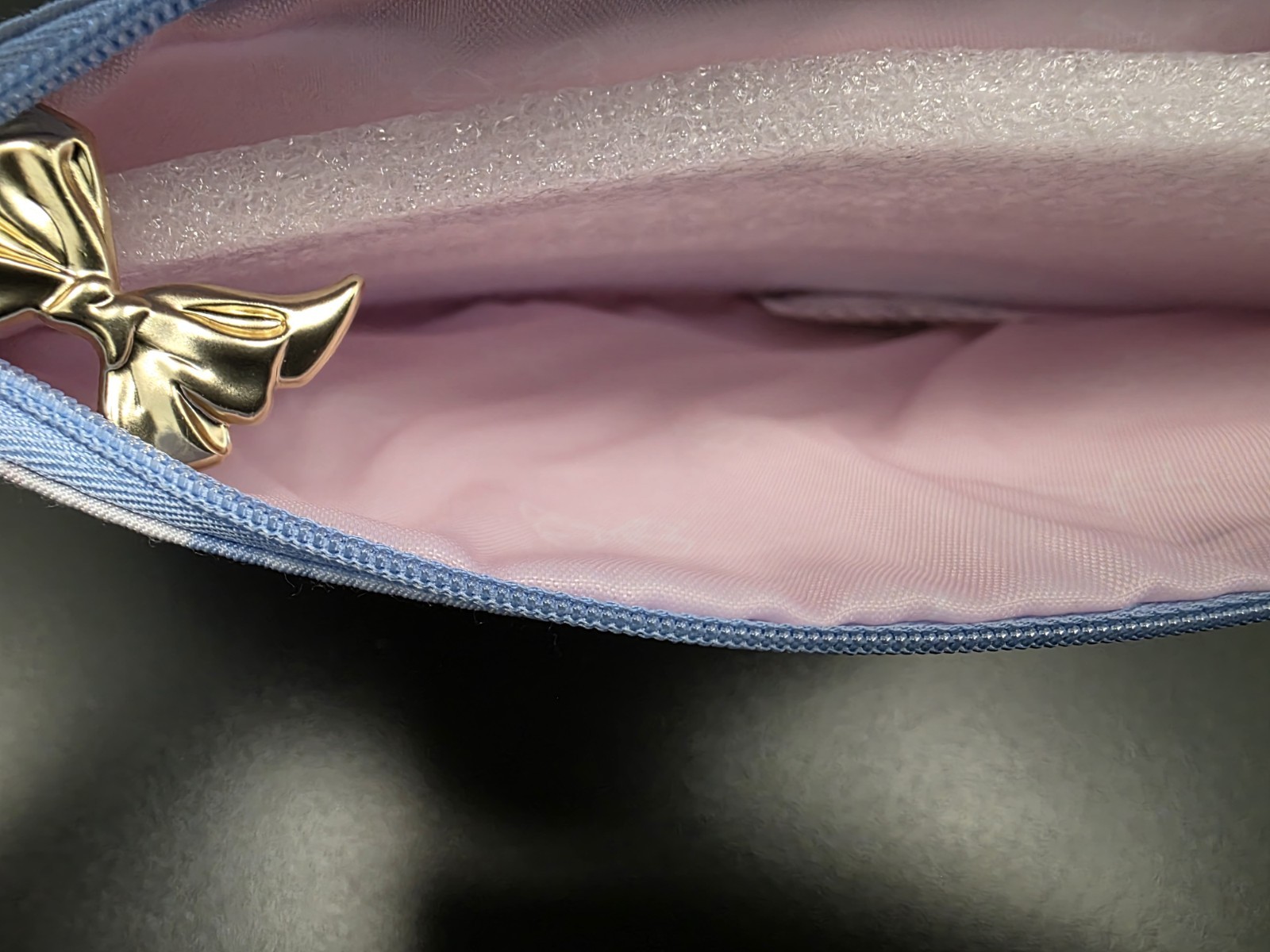 LoveShackFancy x Target Yoobi Flat Zip Pencil Case with Ruffles – Whisper Blue