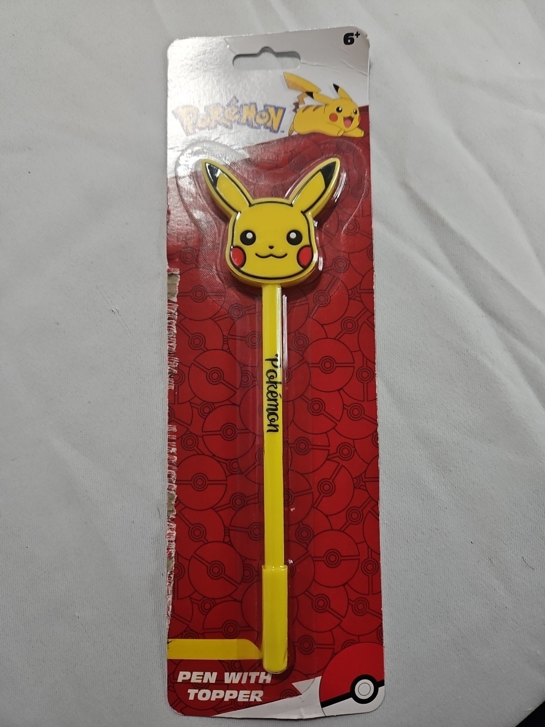 Pokémon Pen with Pikachu Topper Cute Collectible School Office Supplies NEW