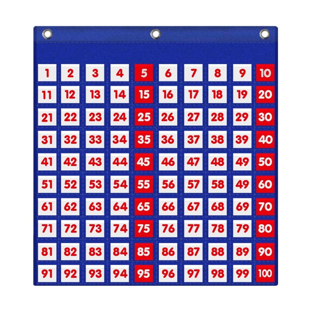 Hundreds Pocket Chart With 130 Number Cards 1100 Board Chart For Teacher
