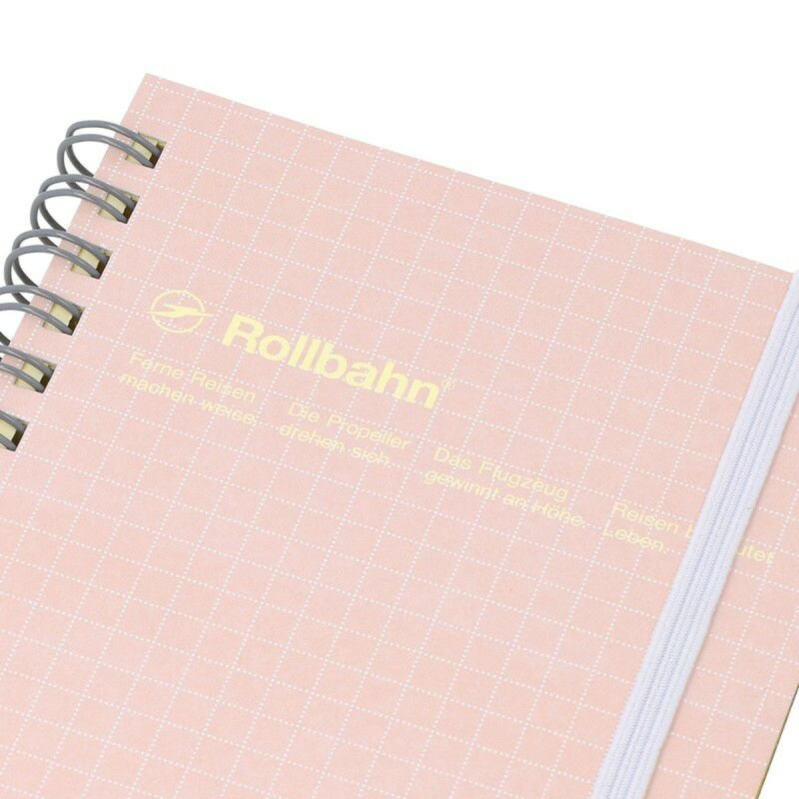 Delfonics Rollbahn Spiral Scuola Notebook: 4-1/2 in. x 5-1/2 in. (Light Yellow)