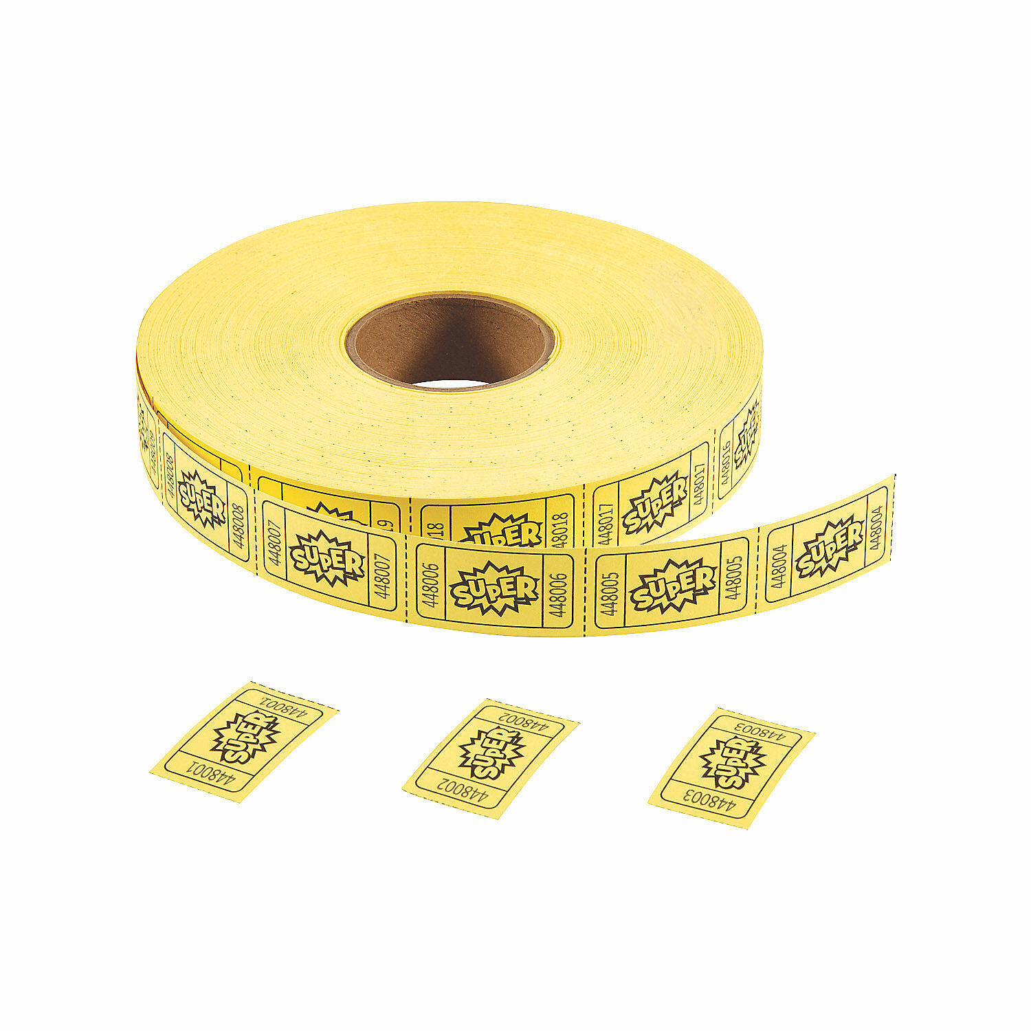 Superhero Incentive Roll Tickets, Party Supplies, 1 Piece