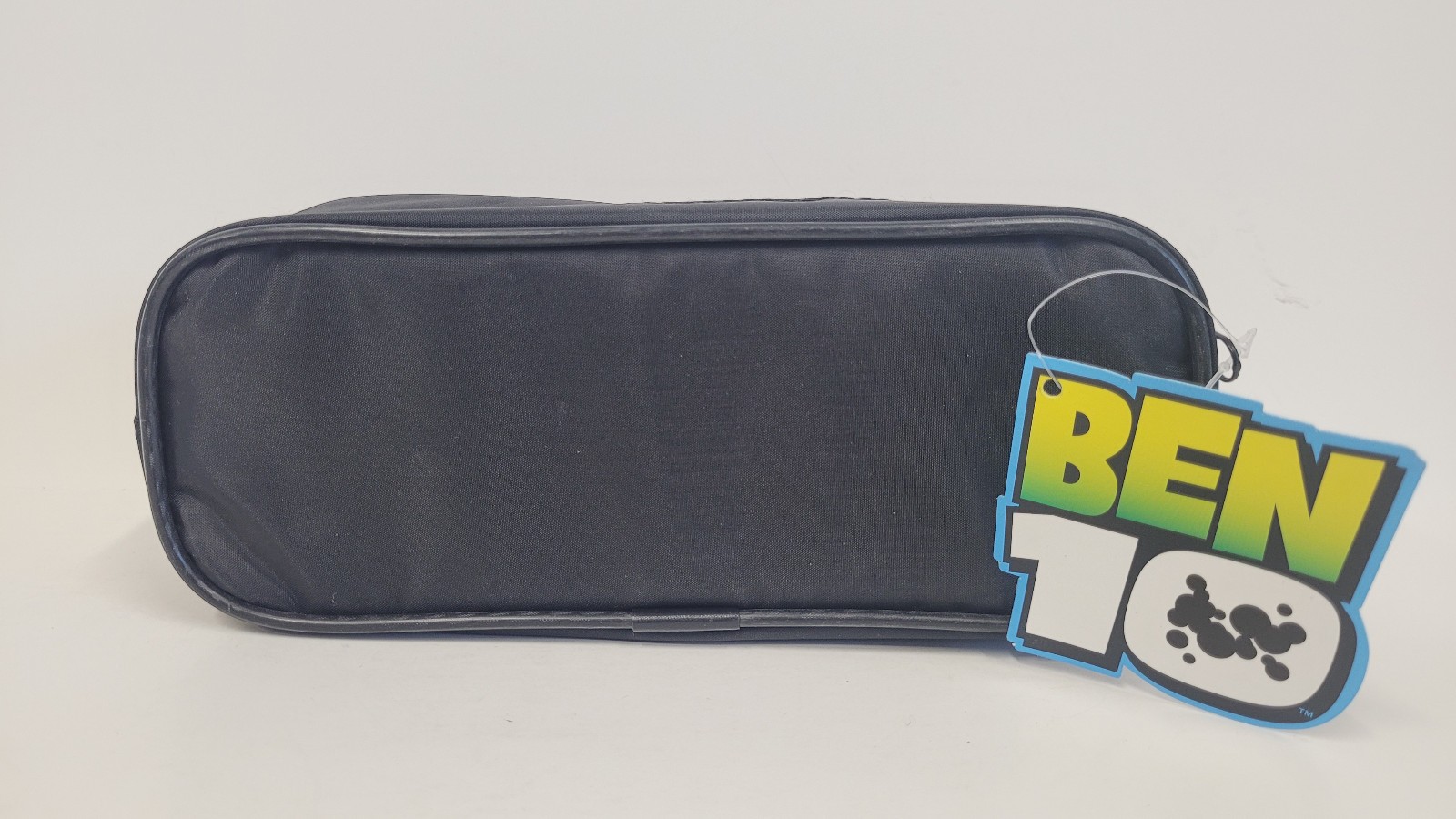 Stationery Pencil Case Bag – Ben 10 Ten BLACK Zip Pouch Storage 3×8″ NEW