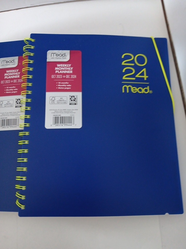 Mead Monthly Planner 2024 Lot Of 3 New