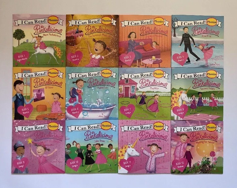 Pinkalicious Childrens Books I Can Read Phonics Lot 12