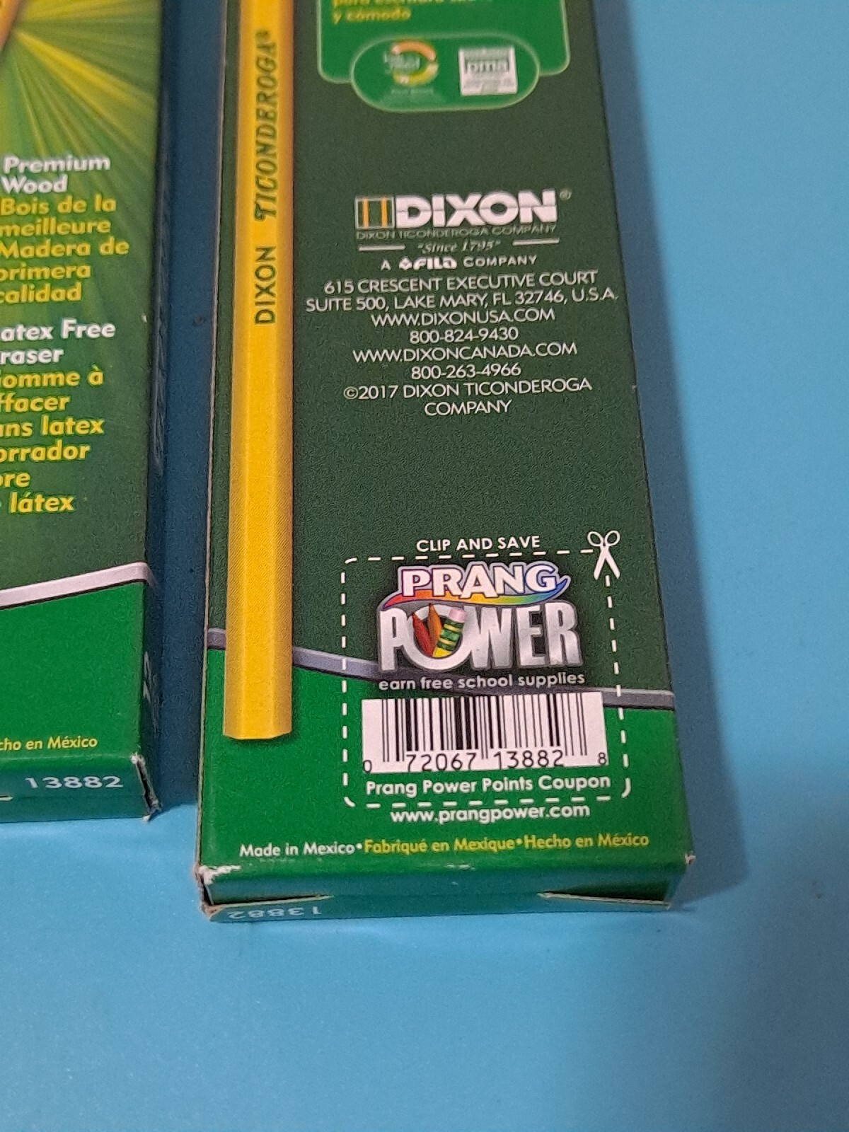 LOT OF 3 Packs of 12 Ticonderoga Wood-Cased Pencils, #2 HB Soft Yellow 13882 D5