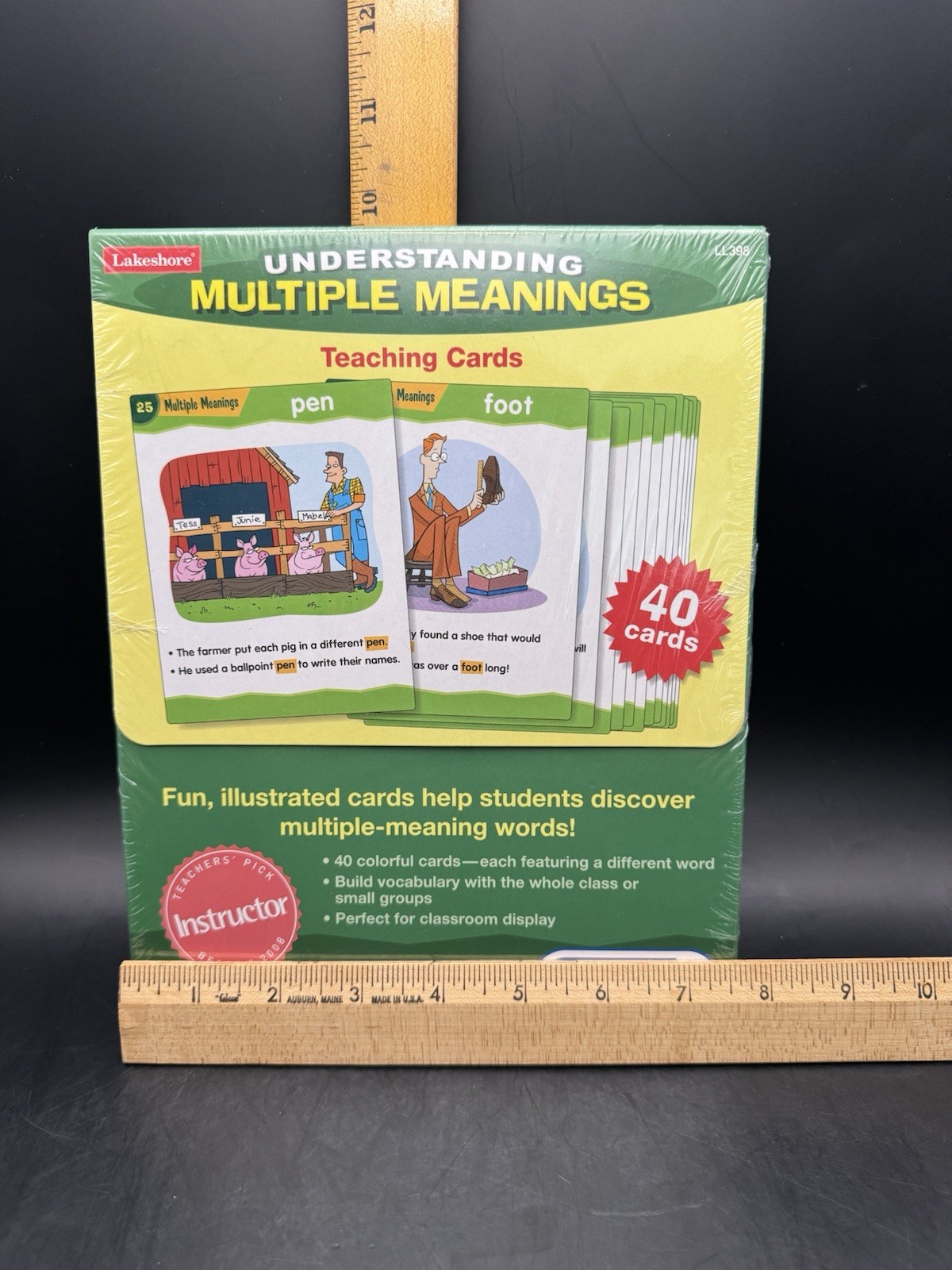 Lakeshore Understanding Multiple Meanings Teaching 40 Cards Ages 7+ Grades 2-5