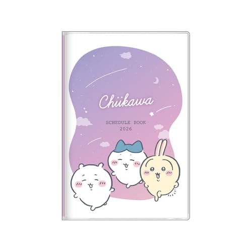 Sun-Star Stationery Chiikawa Character Planner 2026 Monthly B7 Gradient