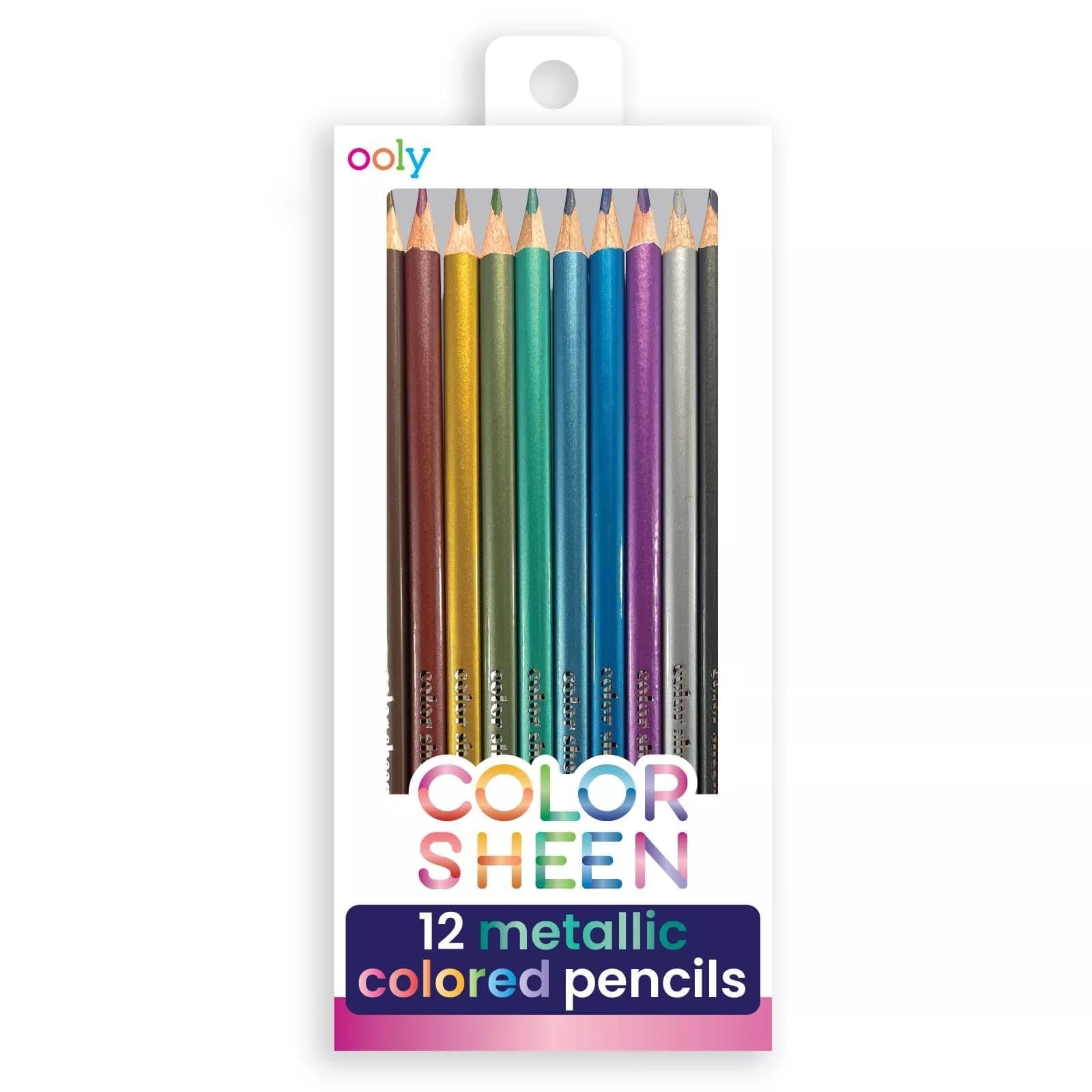 Ooly Metallic Sheen Colored 12 Count (Pack of 1), (12 Pencils)