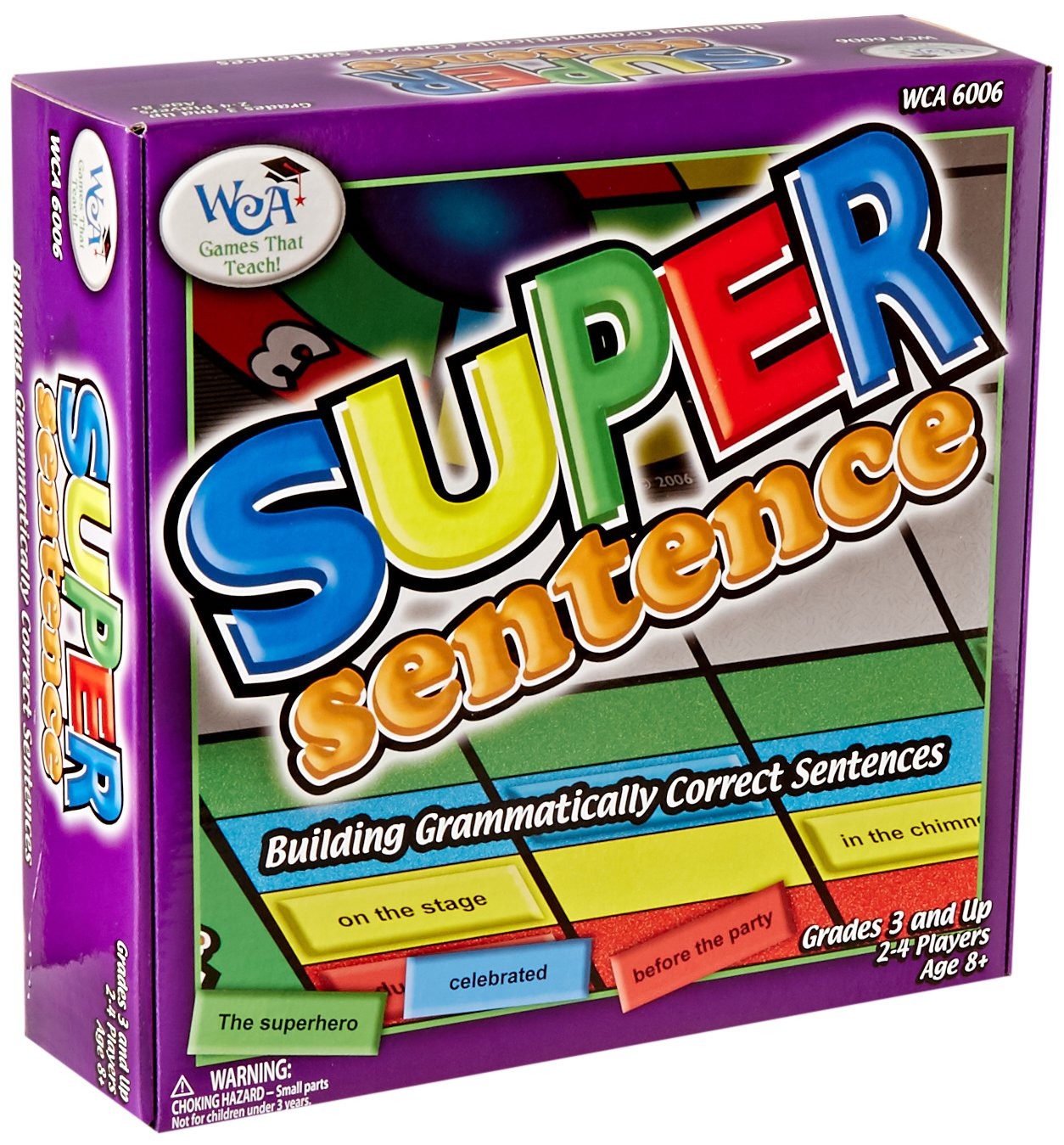 Learning Advantage Super Sentence Game Grades 3 Literacy Game For Kids Learn