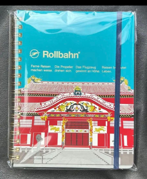 Delfonics Rollbahn Spiral Notebook Shuri Castle Red Gate Design Okinawa Limited
