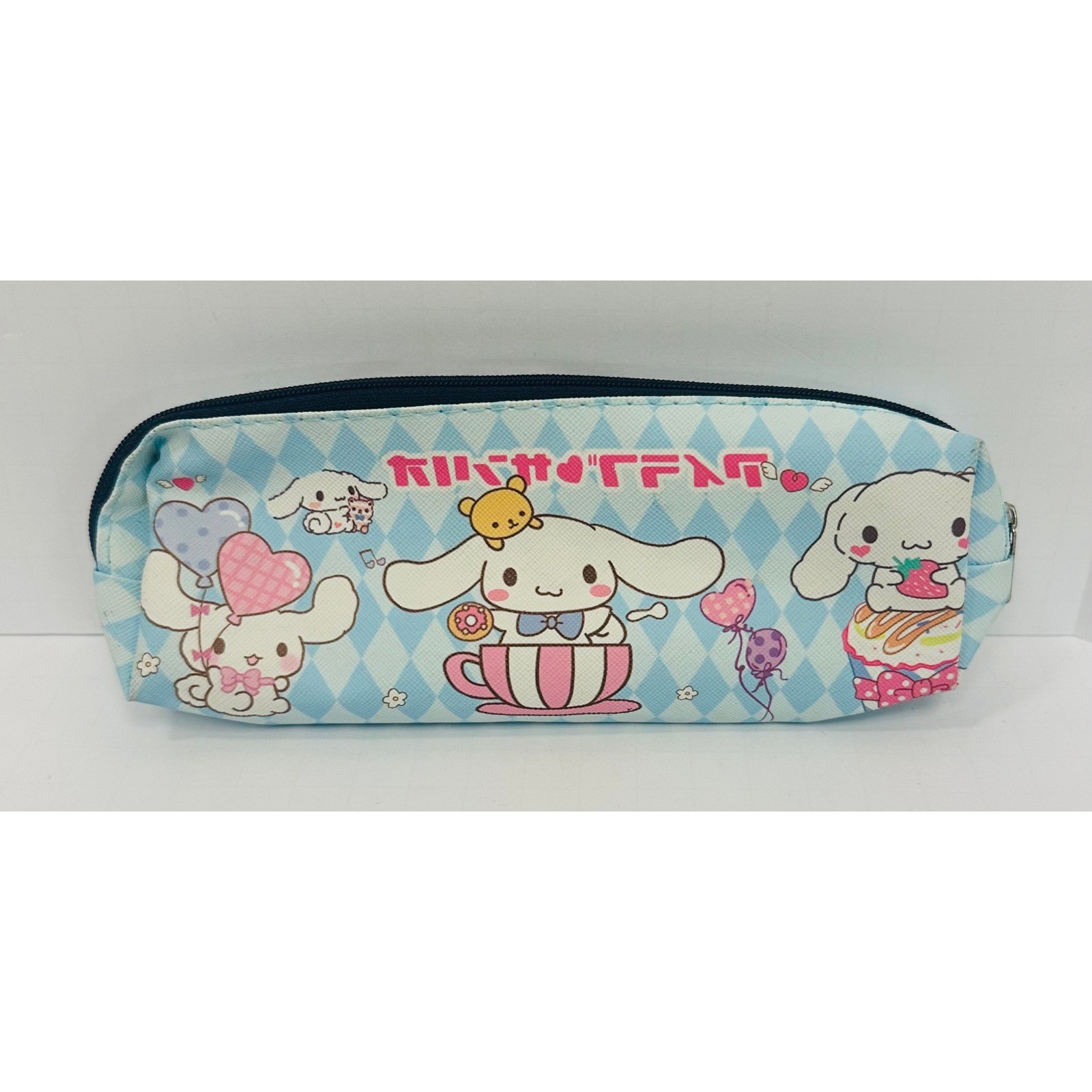 Sanrio Cinnamoroll Cute Kawaii Blue Sweet Treat Design 8″ Pencil Case Pouch