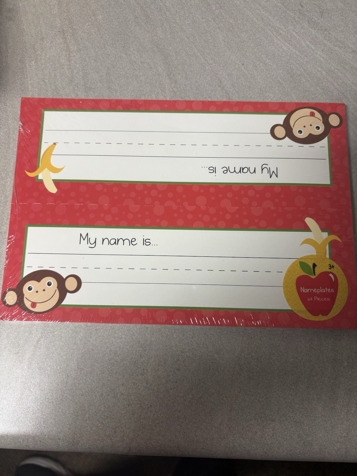 New Classroom Desk Name Tags Certificates Class Helper School Teacher Lot Of 10