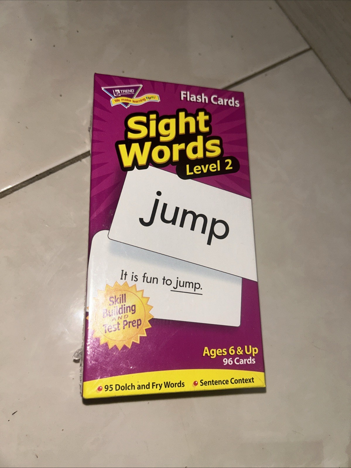 Trend Enterprises Inc. Sight Words – Level 2 (New)