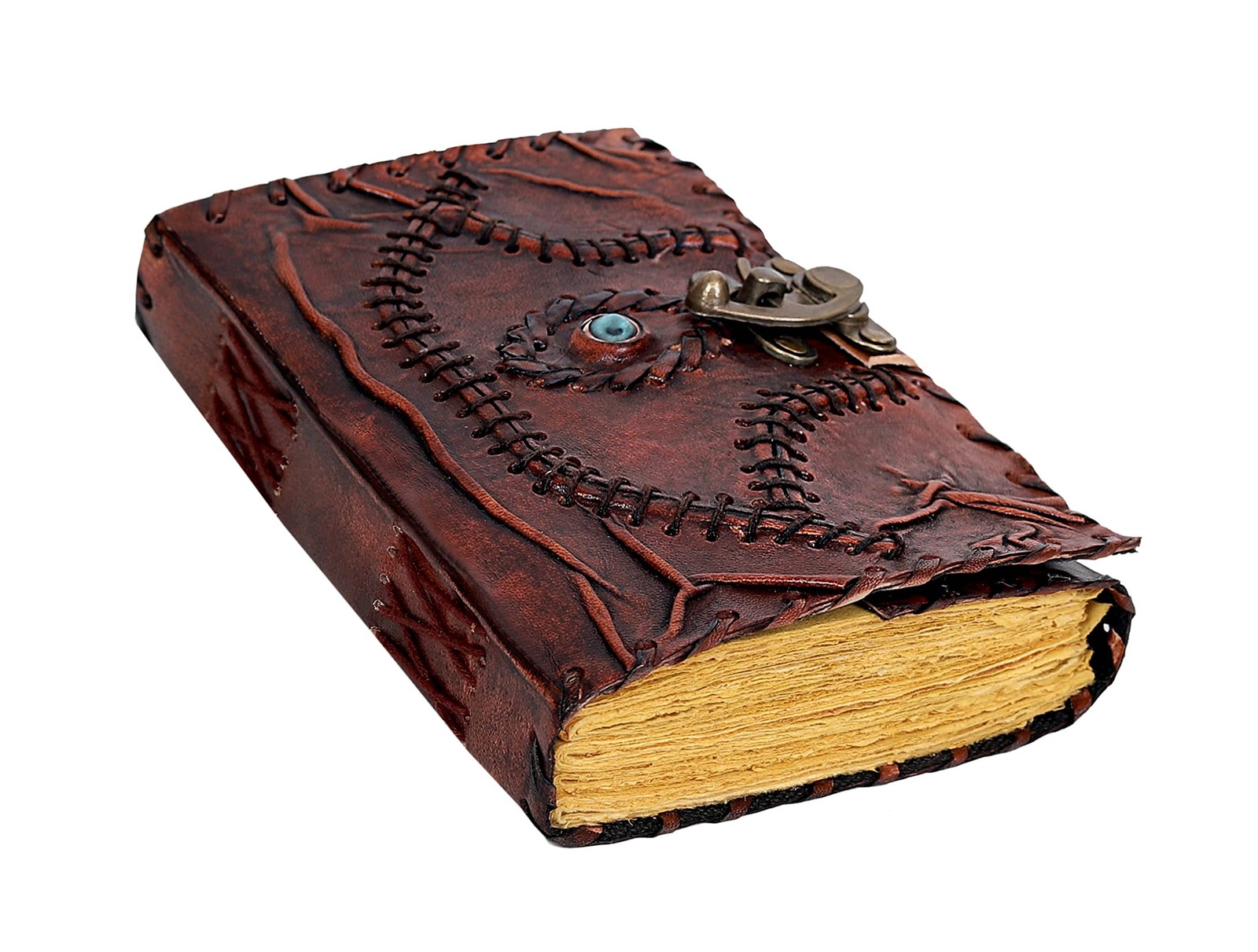 Hocus Pocus Book of Spells Spell book 7″ DARK BROWN, BROWN