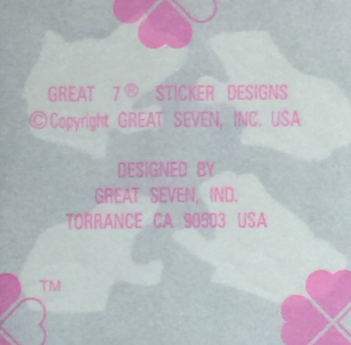 12 packages of Prismatic Birthday Stickers, „Great 7“ Sticker Designs, PPZ6016