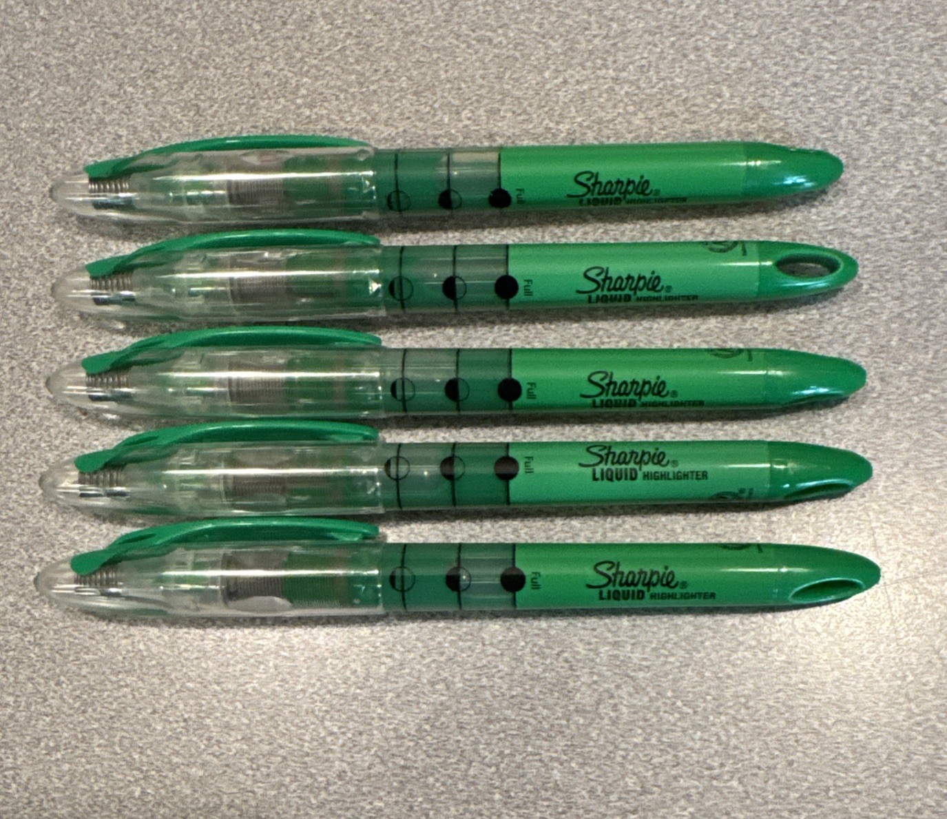 Sharpie Liquid Highlighters Green Bulk 5 Pack Ink Indicator Chisel