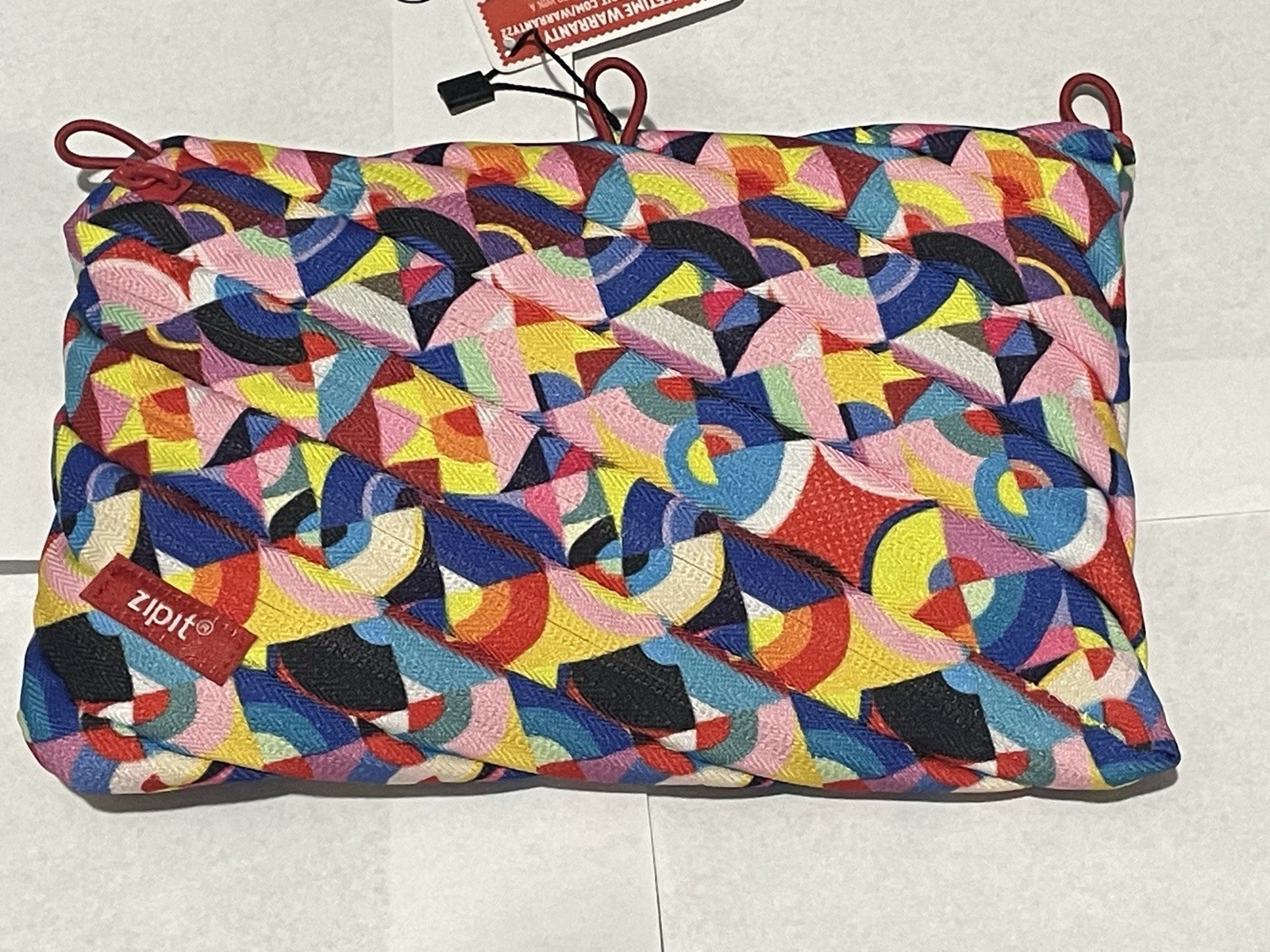 Zipit Express Your Case Colorz Jumbo Binder Pouch Multi-Color Pencil Bag – NWT