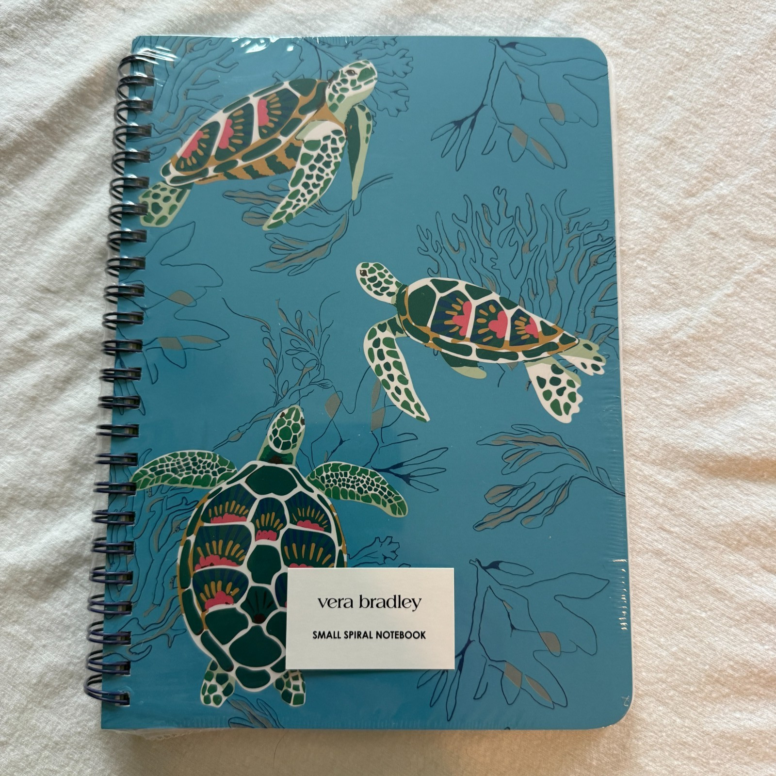 Vera Bradley Small Spiral Notebook 160 College Ruled Interior Pocket Sealed(A15)