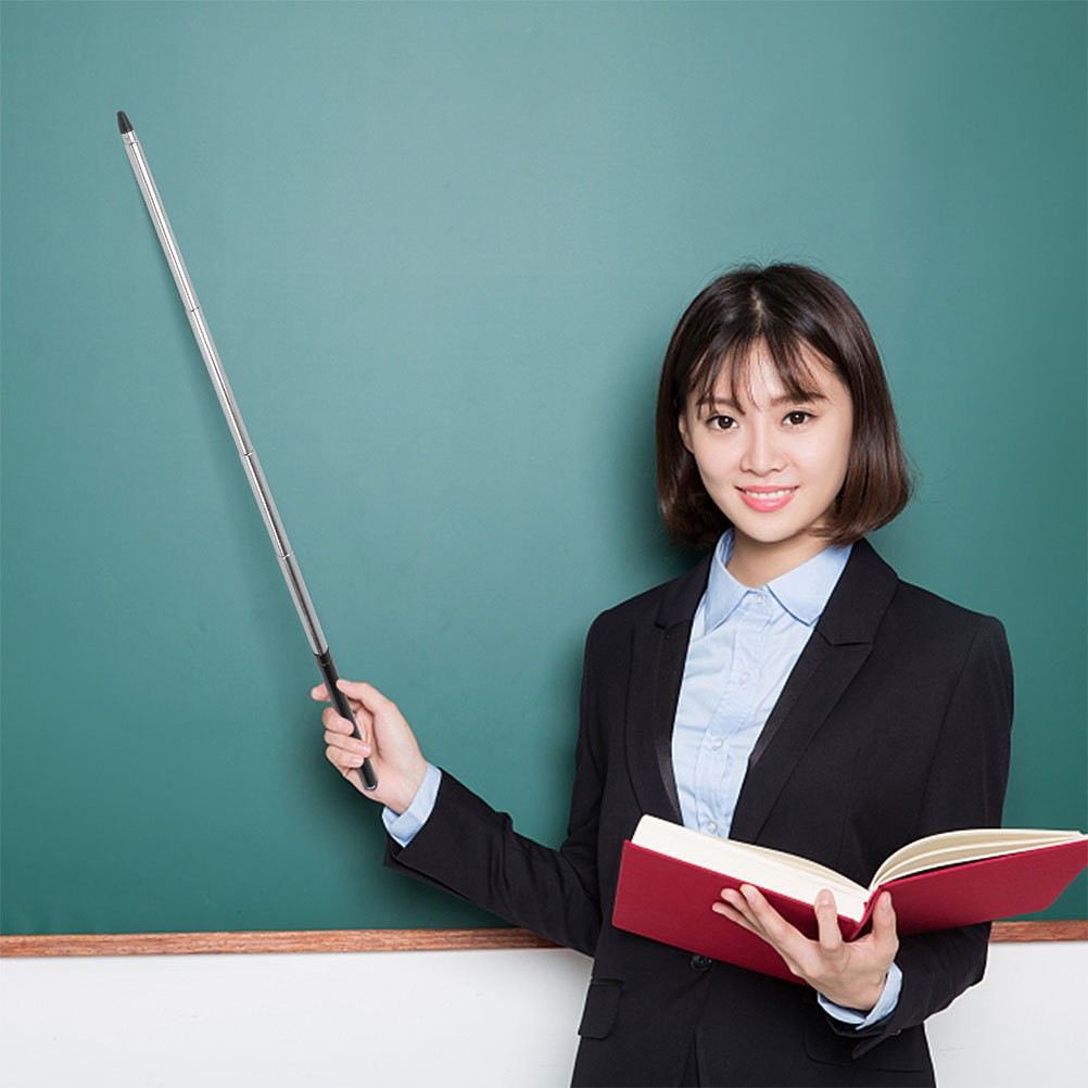 2 Pcs Extendable Teaching Aid Pointer Stick for Classroom Finger Tool
