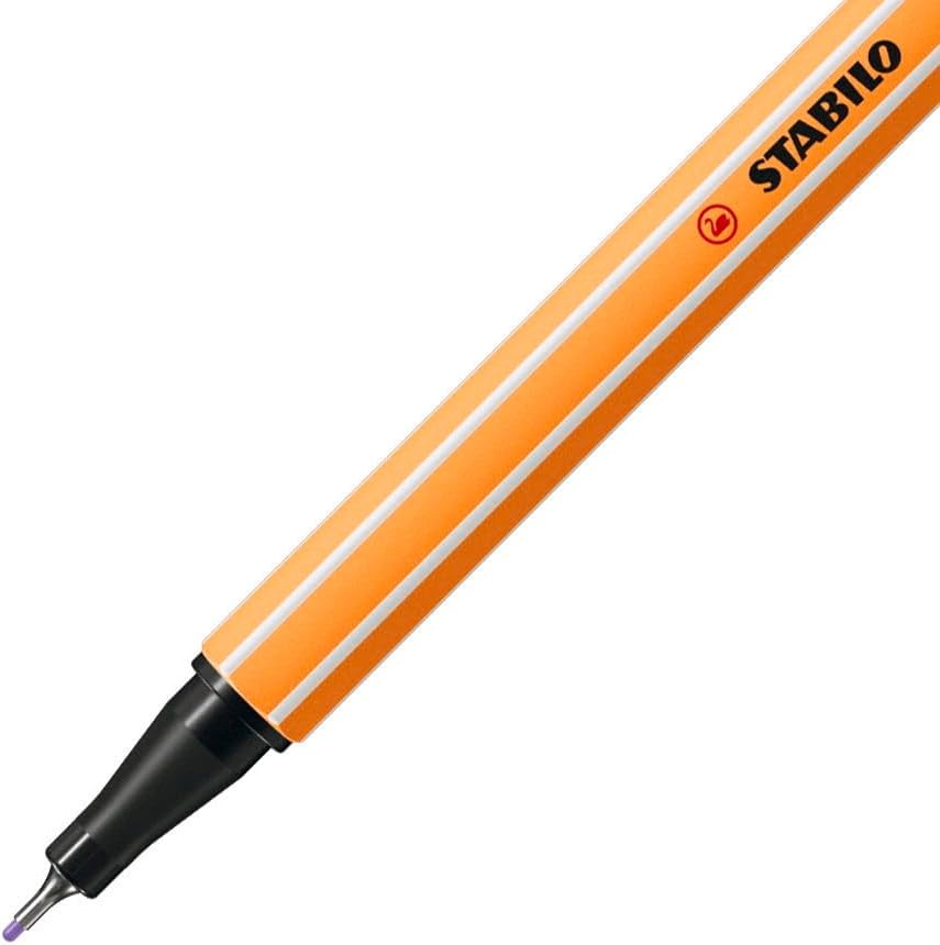 Fineliner – STABILO point 88 – ARTY – Pack of 24 – Assorted Colours