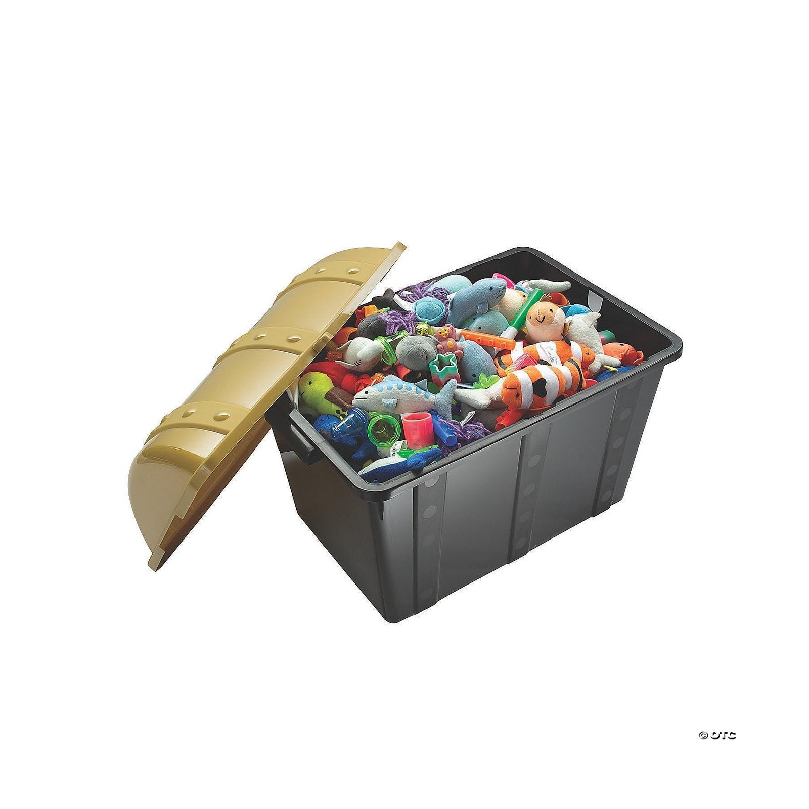 Fun Express Large Plastic Toy Treasure Chest – Premium Classroom Storage Priz…