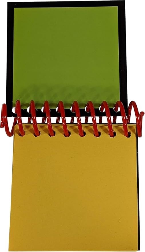 Handy Dandy Notebook Set – Steve Version – 120 Clue Stickers + 1 Black Crayon