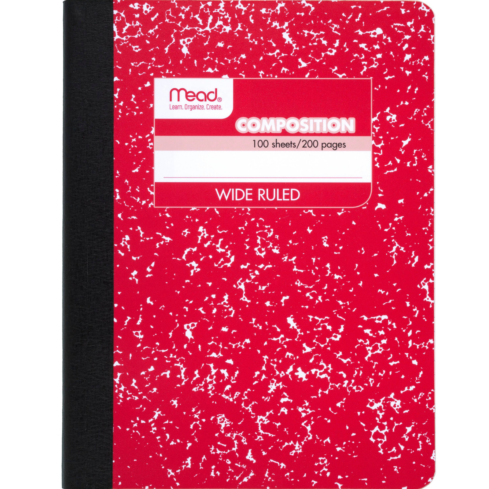 Mead Composition Book: 7-1/2 in. x 9-3/4 in. (Red) *1 count