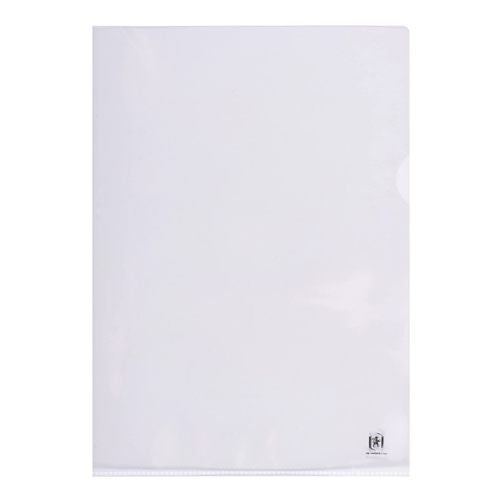 Oxford transparent sleeves Premium 100 pack for A4 made of PP plastic, crystal c