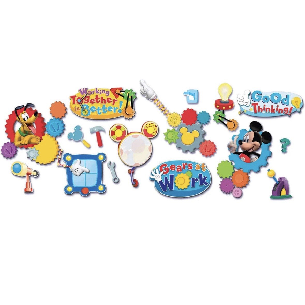 Eureka Combo Blue Mickey Mouse Teacher Bulletin Board Classroom Decor & Trim