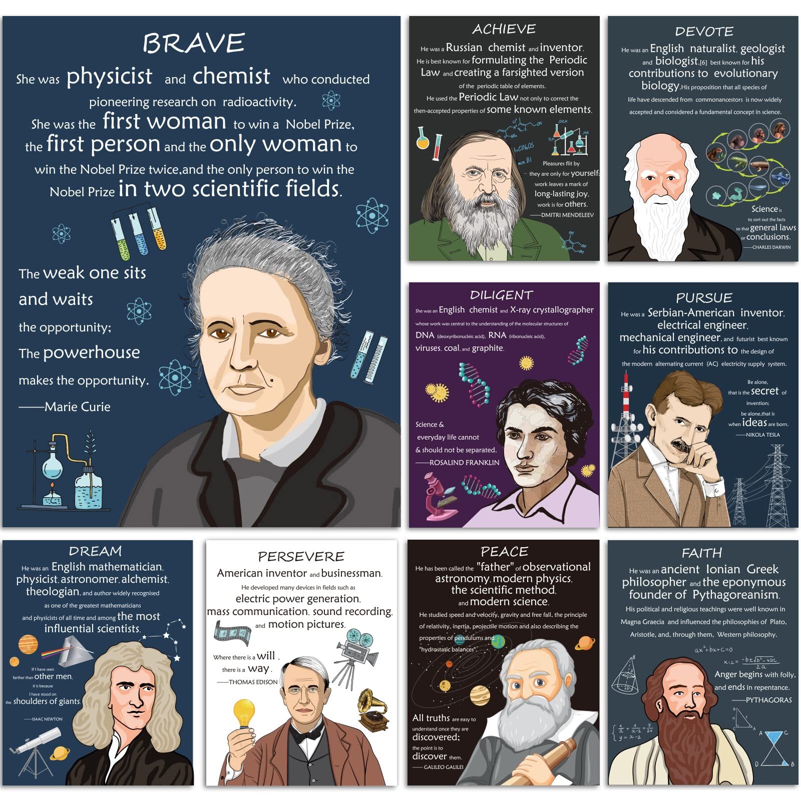 Earth Science Posters Science Poster for Middle School and High School Classroom
