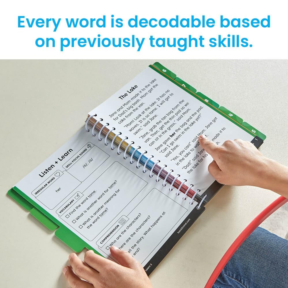 hand2mind Guided Phonics + Beyond Decodable Books Unit 4, Multicolor