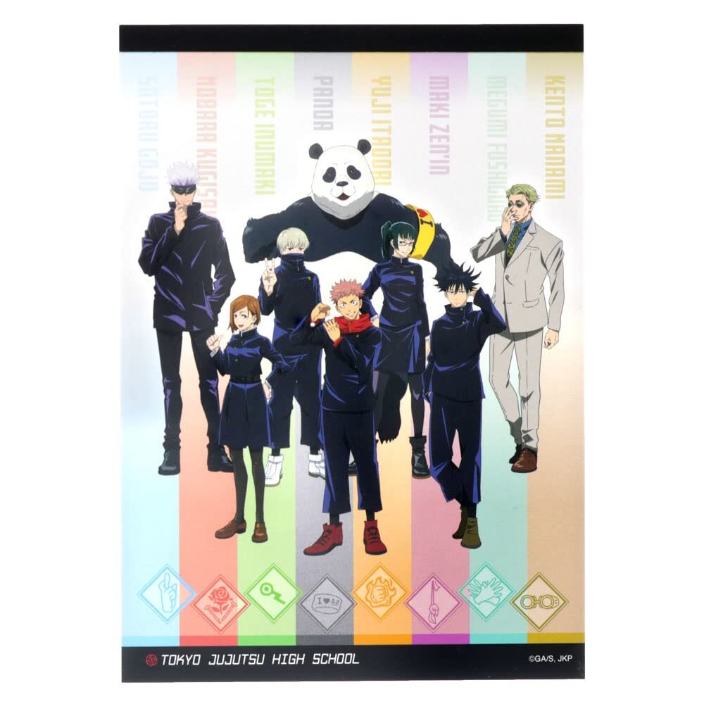 Sun-Star Stationery Jujutsu Kaisen Memo A6 B Pattern S2835169 from JP