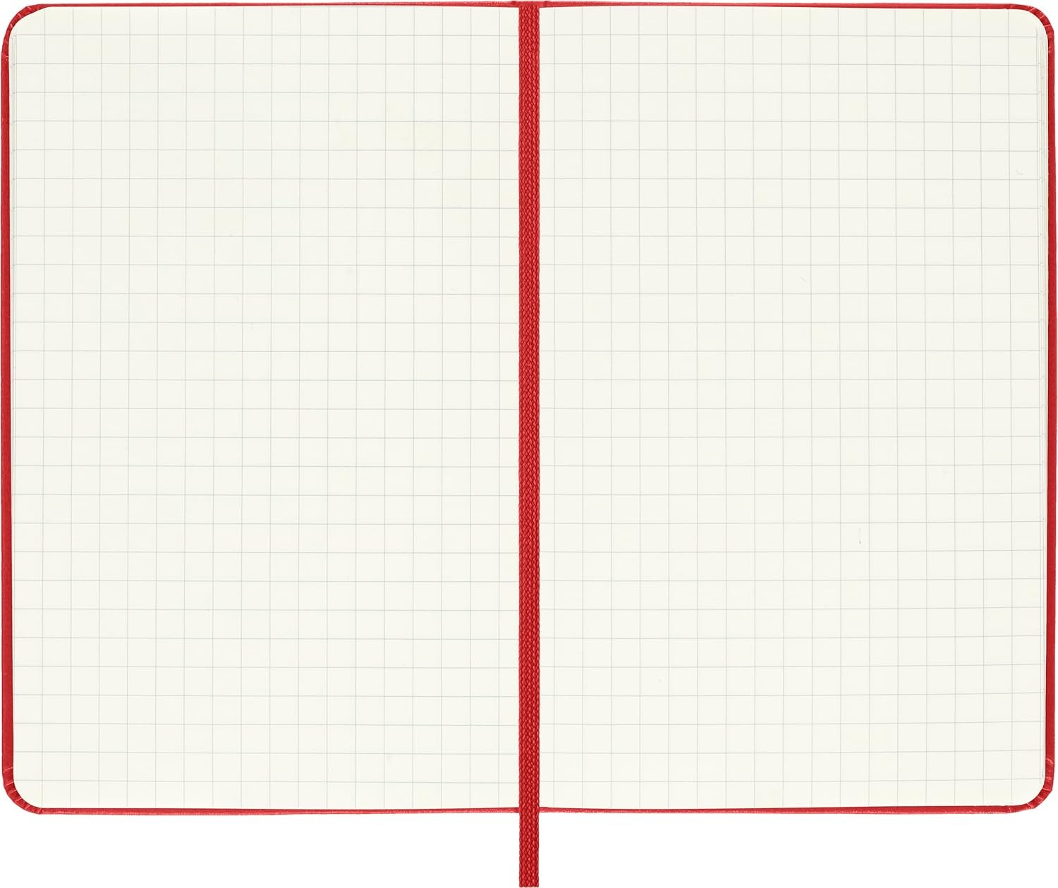 Moleskine Classic Notebook, Hard Cover, Pocket, Squared, Scarlet Red, 192 Pages,