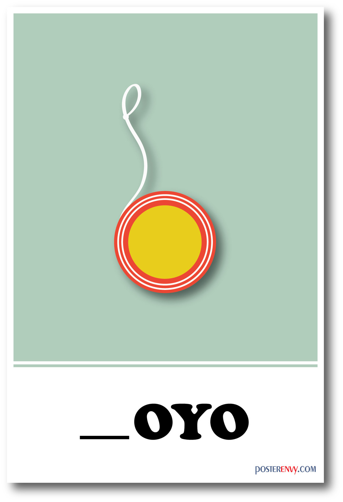 NEW LANGUAGE ARTS POSTER – Yoyo Missing Letter Exercise POSTER