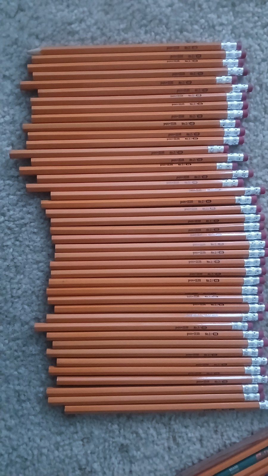 81 Pcs Pencils Lot Ticonderoga, Dixon, Pen & Gear New and Used HB #2 lot