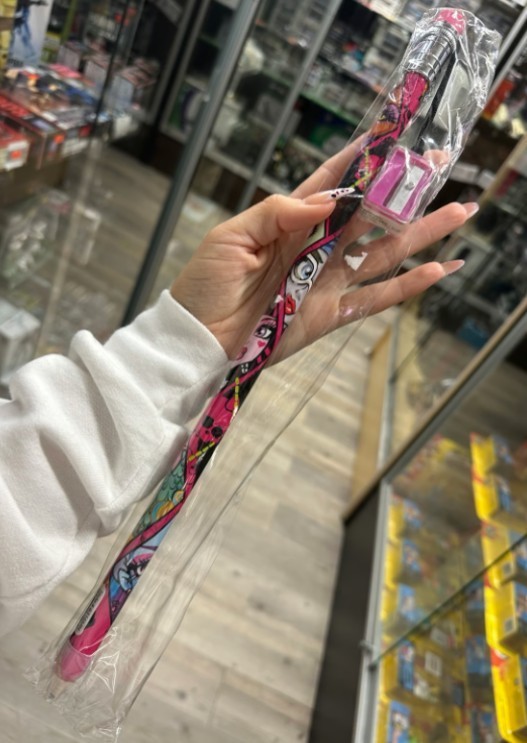 Monster High Jumbo Pencil 15 Inch w Sharpener 6 Pack School Supplies