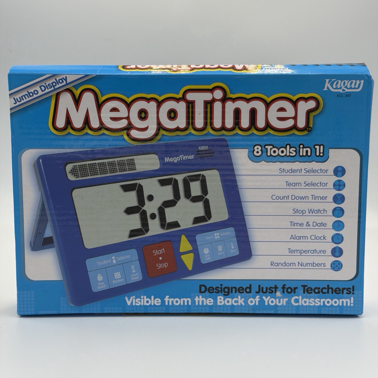 Kagan Cooperative Learning MegaTimer Classroom Timer Digital Lighted
