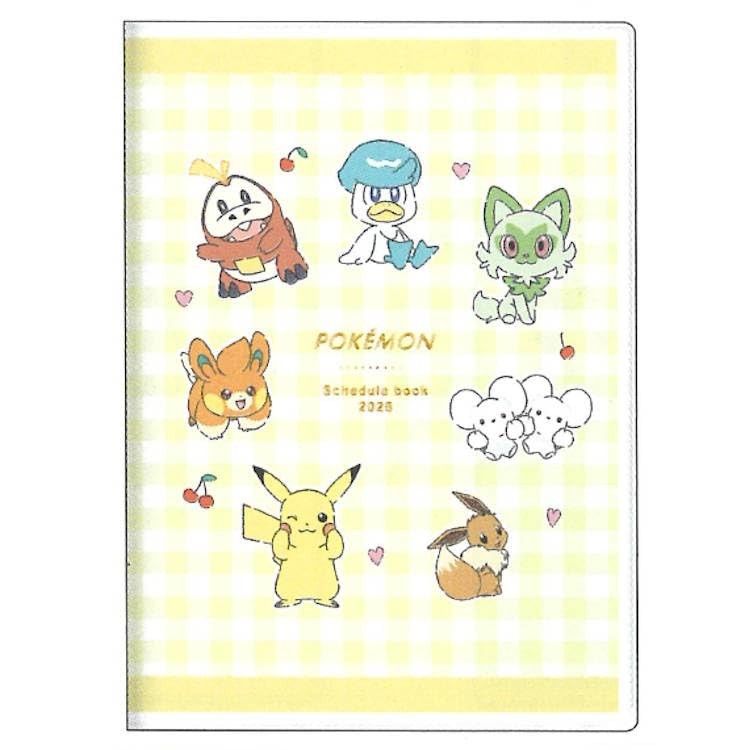 Sun-Star Stationery Pokémon Character Planner 2026 Monthly B6 Collection