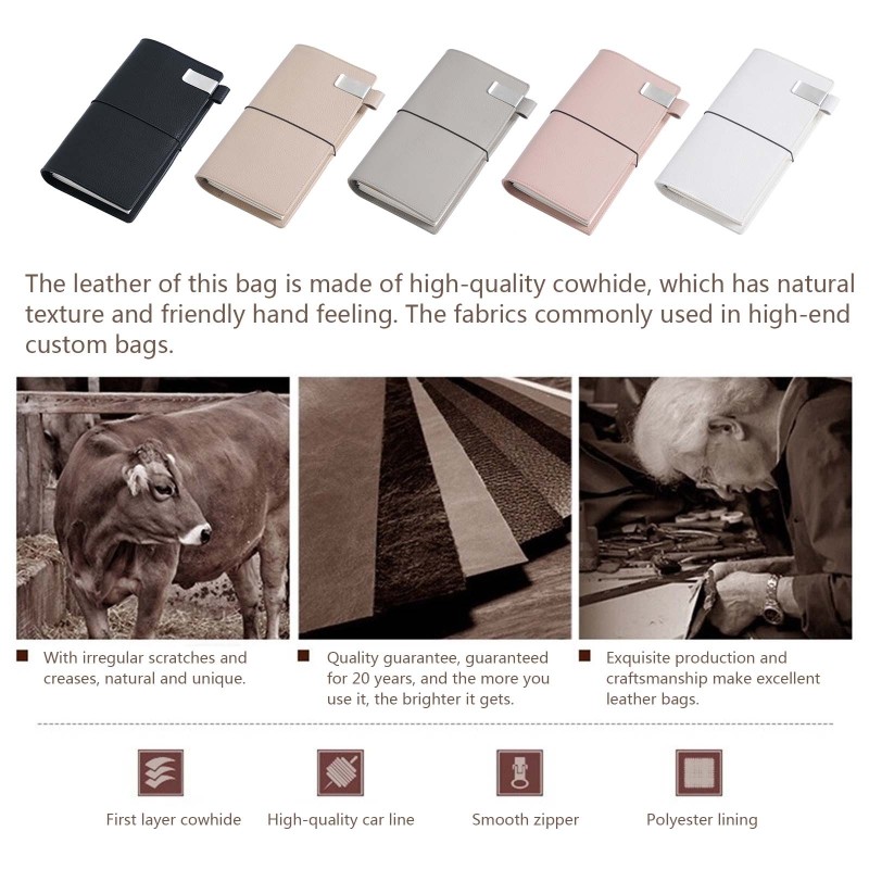 Soft Leather Journal Loose-leaf Notepad Personal Diary Set Stationery Gift Set