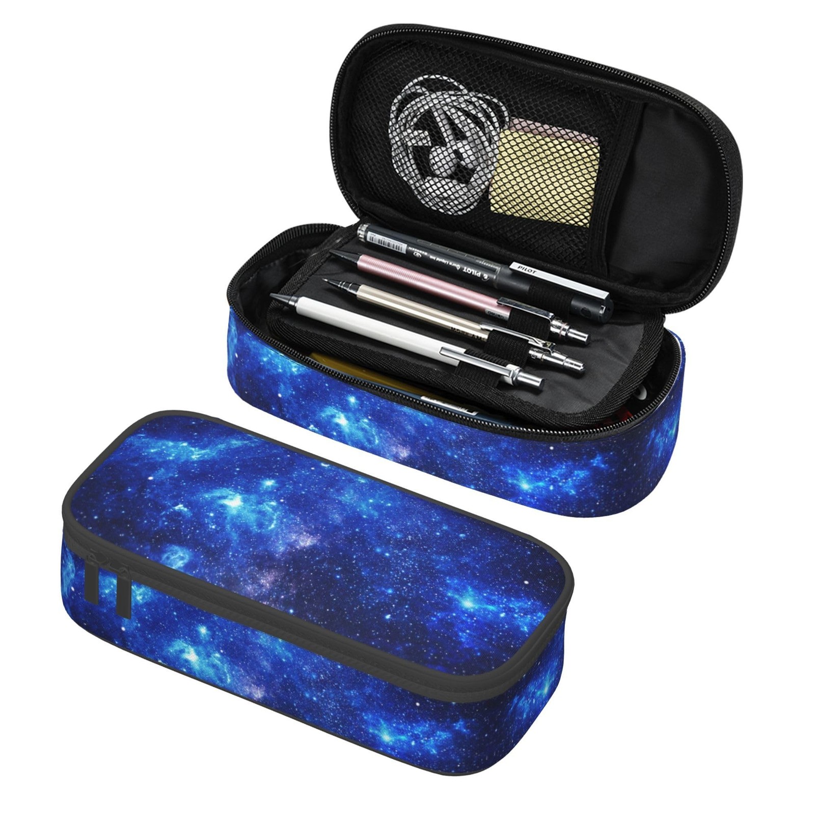 Space Galaxy Pencil Case for Boys and Kids Cute Pen Box Pouch Large pencil ba…