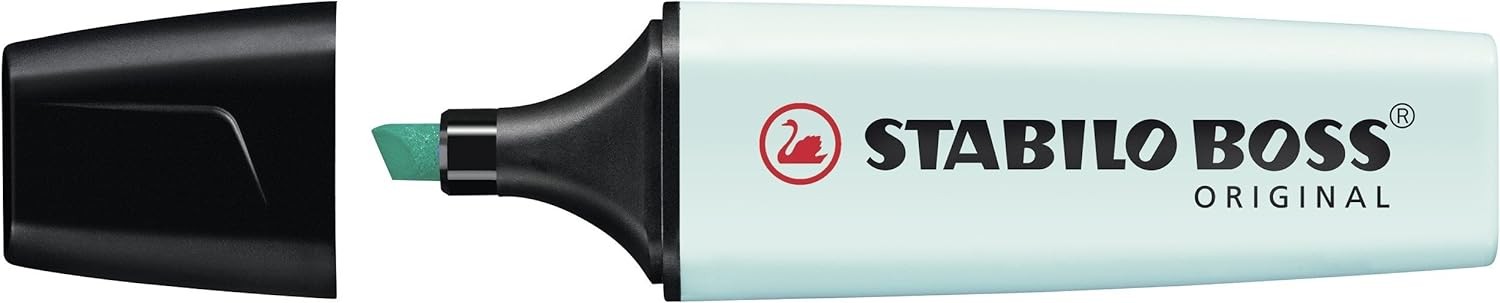 Highlighter – STABILO BOSS ORIGINAL Pastel – Pack of 10 – Touch of Turquoise