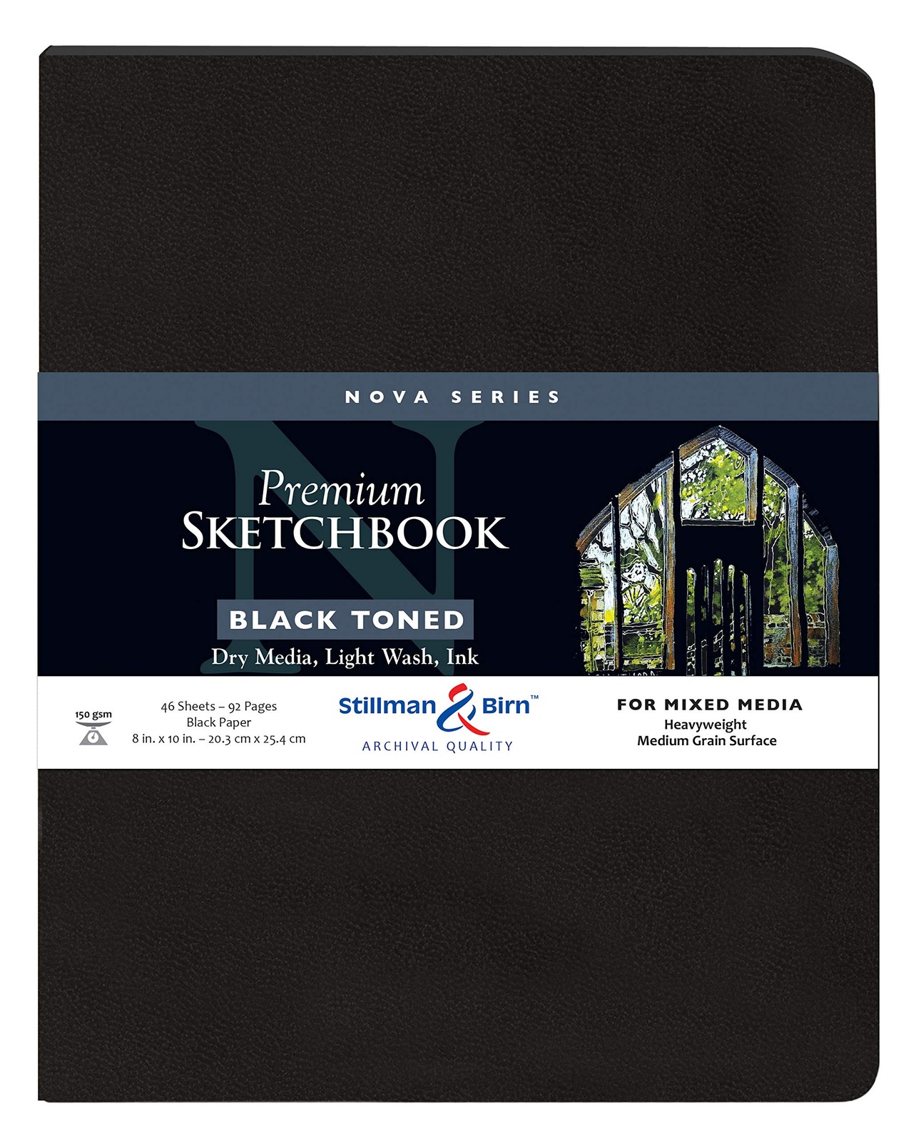 Stillman & Birn Nova Series – Softcover Sketchbook – Portrait 8 x 10 – 150gsm
